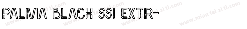 Palma Black SSi Extr字体转换